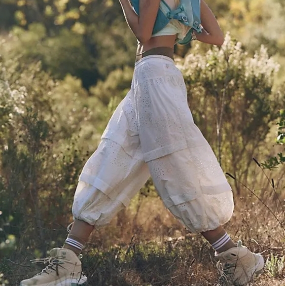 FP Movement Gonna Love Me Eyelet Pants/White Combo - Picture 2 of 16